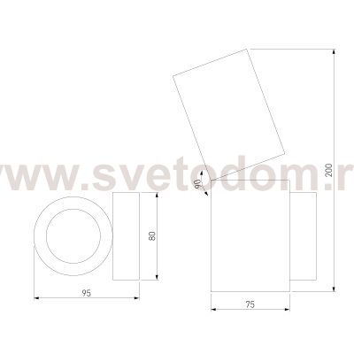 40126/LED/Светильник настенный светодиодный Deep белый Elektrostandard