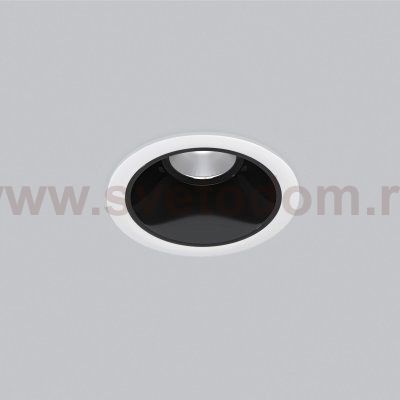 Встраиваемый светодиодный светильник 25081/LED 8W 4200K белый/чёрный жемчуг Elektrostandard