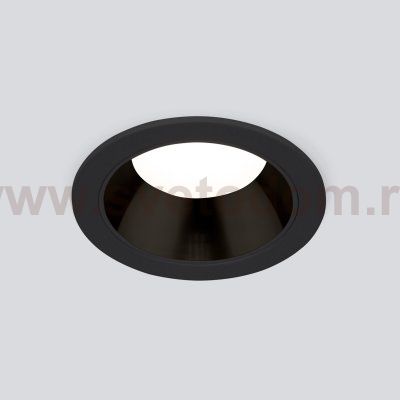 Встраиваемый светодиодный светильник 25082/LED 7W 4200K чёрный Elektrostandard