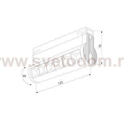 Slim Magnetic Трековый светильник 6W 4200K Alter (белый) 85048/01 Elektrostandard