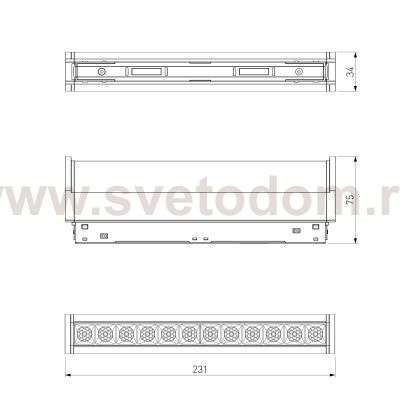 Slim Magnetic Трековый светильник 12W 4200K Alter (белый) 85049/01 Elektrostandard