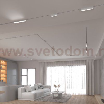 Slim Magnetic Трековый светильник 18W 4200K Alter (белый) 85050/01 Elektrostandard