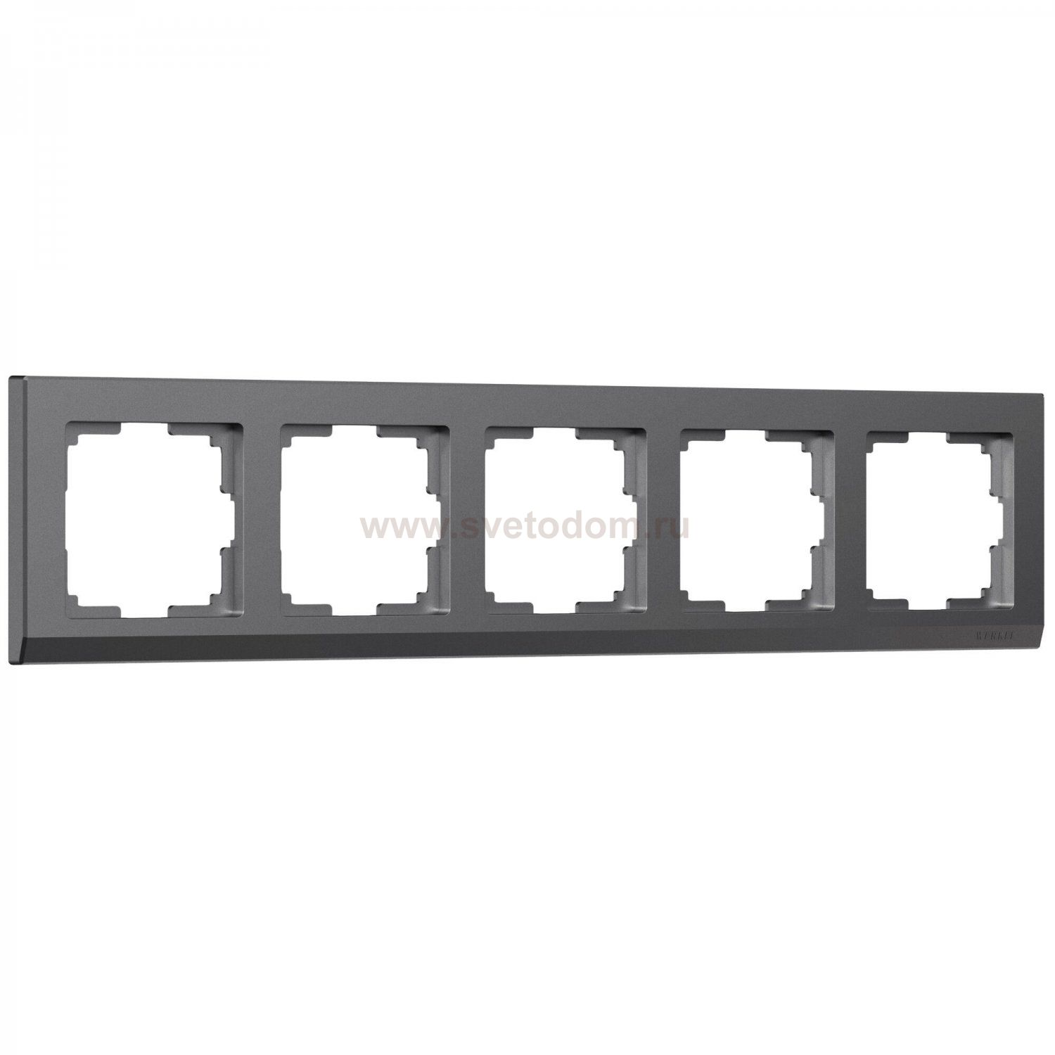 Рамка на 5 постов Stark (графит матовый) W0051864 Werkel