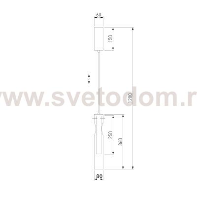Подвесная люстра Eurosvet 50253/1 LED графит Swan