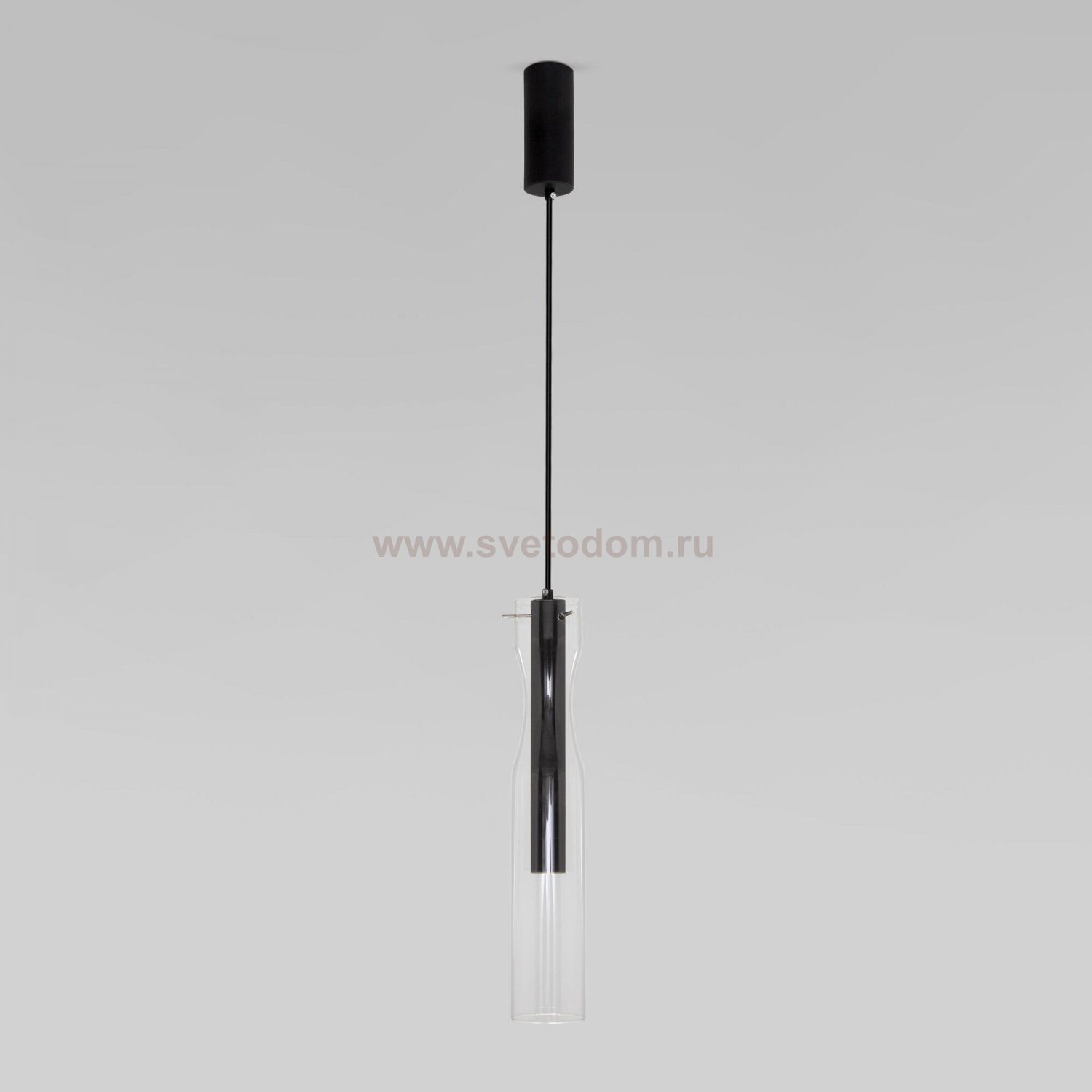 Люстра Eurosvet 50253/1 LED черный Swan