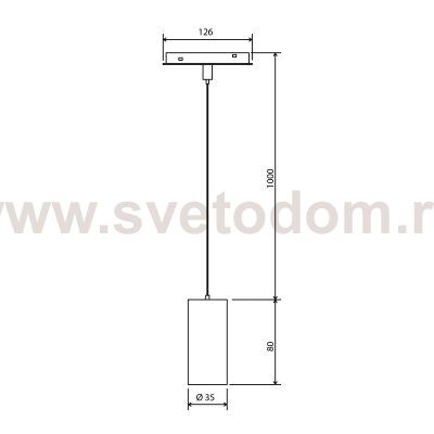 Slim Magnetic Трековый подвесной светодиодный светильник 7W 4200K Amend (чёрный) 85518/01 Elektrostandard