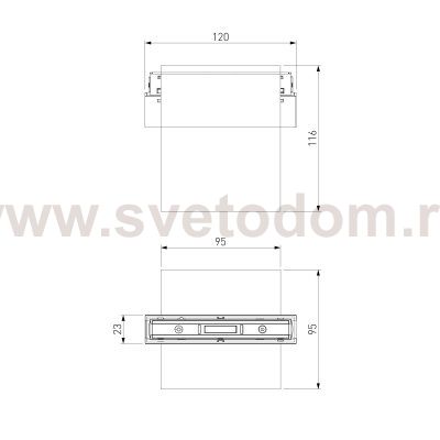 Slim Magnetic Трековый светильник 12W 4200K Solo (белый) 85055/01 Elektrostandard
