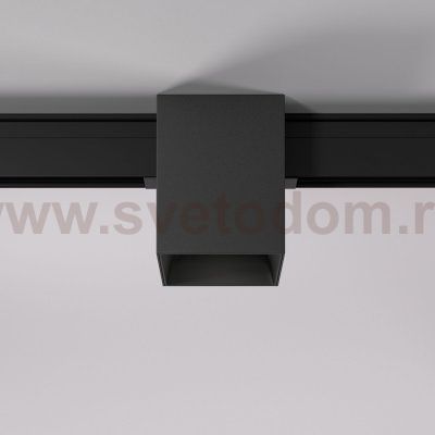 Slim Magnetic Трековый светильник 12W 4200K Solo (чёрный) 85055/01 Elektrostandard