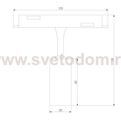 Slim Magnetic Умный трековый светильник 5W 2700-6500K Dim Cantors (латунь) 85071/01 Elektrostandard