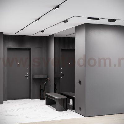 Slim Magnetic Трековый светильник 18W 4200K Kos (чёрный) 85086/01 Elektrostandard