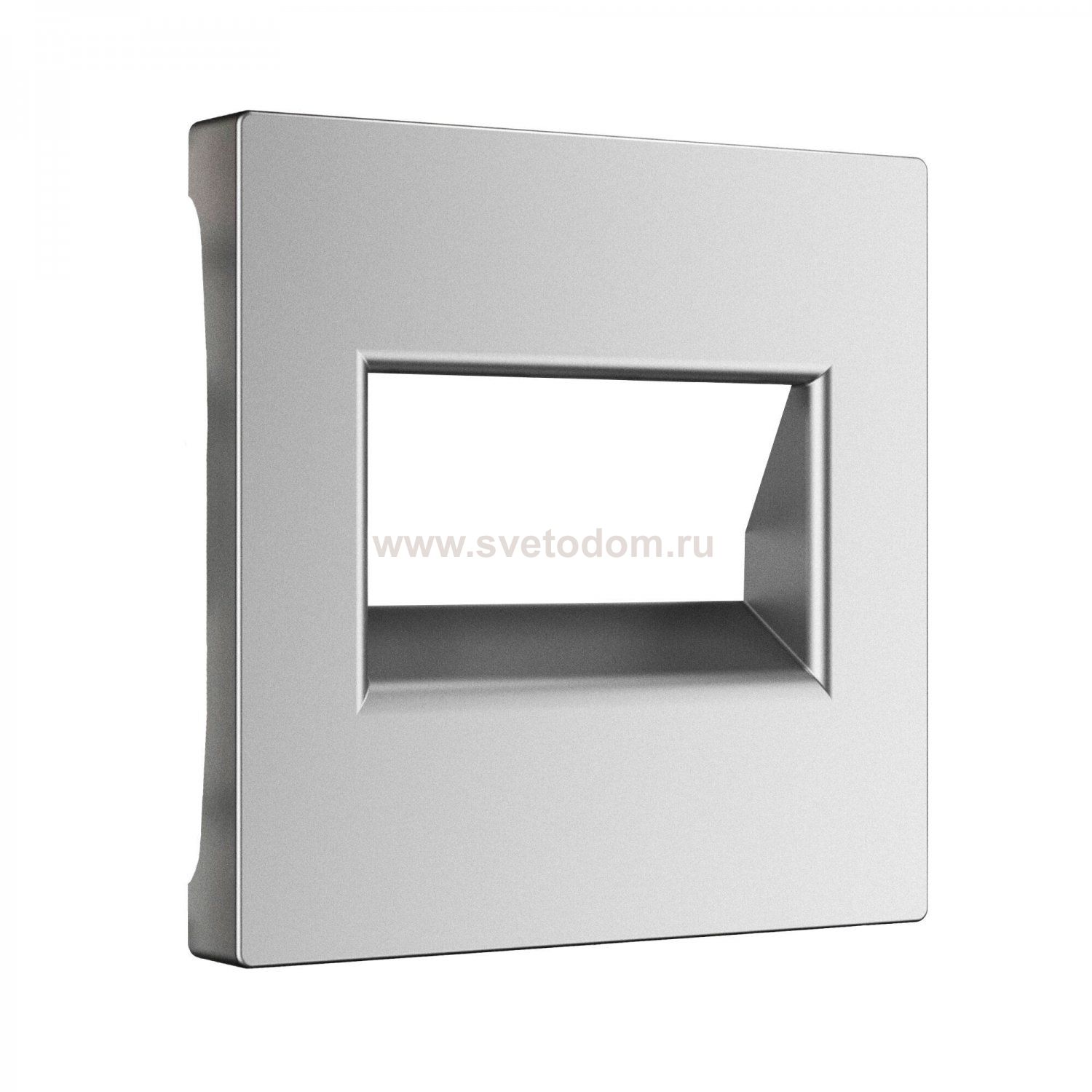 Накладка для двойной розетки Еthernet RJ-45 (серебряный матовый) W1191165 Werkel