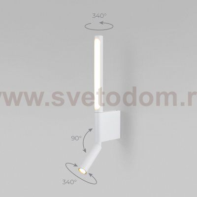 Светильник настенный светодиодный Sarca LED белый 4000К 40111/LED белый Elektrostandard
