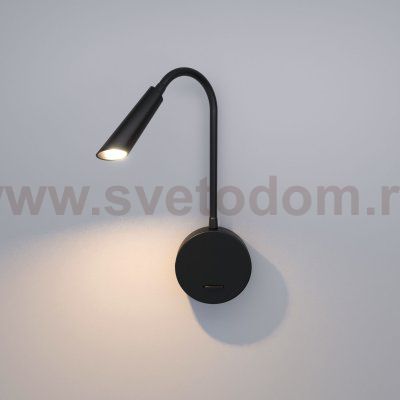 40120/LED Светильник настенный светодиодный Stem черный 3000К 40120/LED черный Elektrostandard