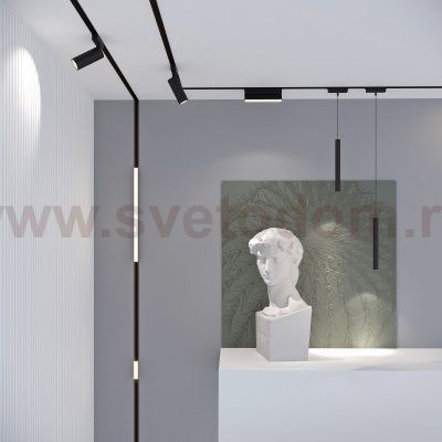 Flat Magnetic Трековый светильник 6W 4000K Tillie (чёрный) 85094/01 Elektrostandard