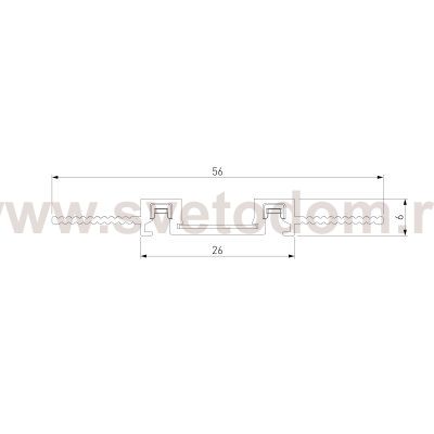 Flat Magnetic Шинопровод встраиваемый (2м) чёрный 85130/00 Elektrostandard