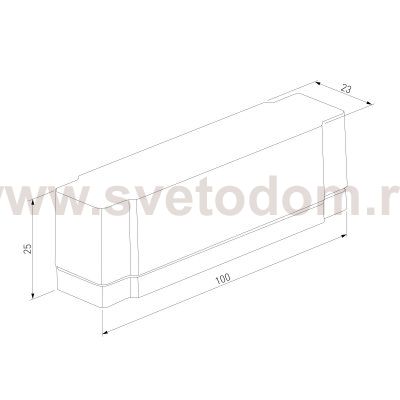 Flat Magnetic Короб для сетевого шнура (черный) 85131/00 Elektrostandard