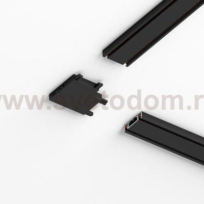Flat Magnetic Коннектор для четырёхстороннего соединителя накладного шинопровода (чёрный) 85004/00 Elektrostandard
