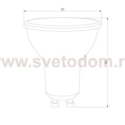 Светодиодная диммируемая лампа Dimmable 7W 4200K GU10 BLGU1017 Elektrostandard