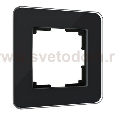 Рамка на 1 пост Elite (черный, стекло) W0012448 Werkel