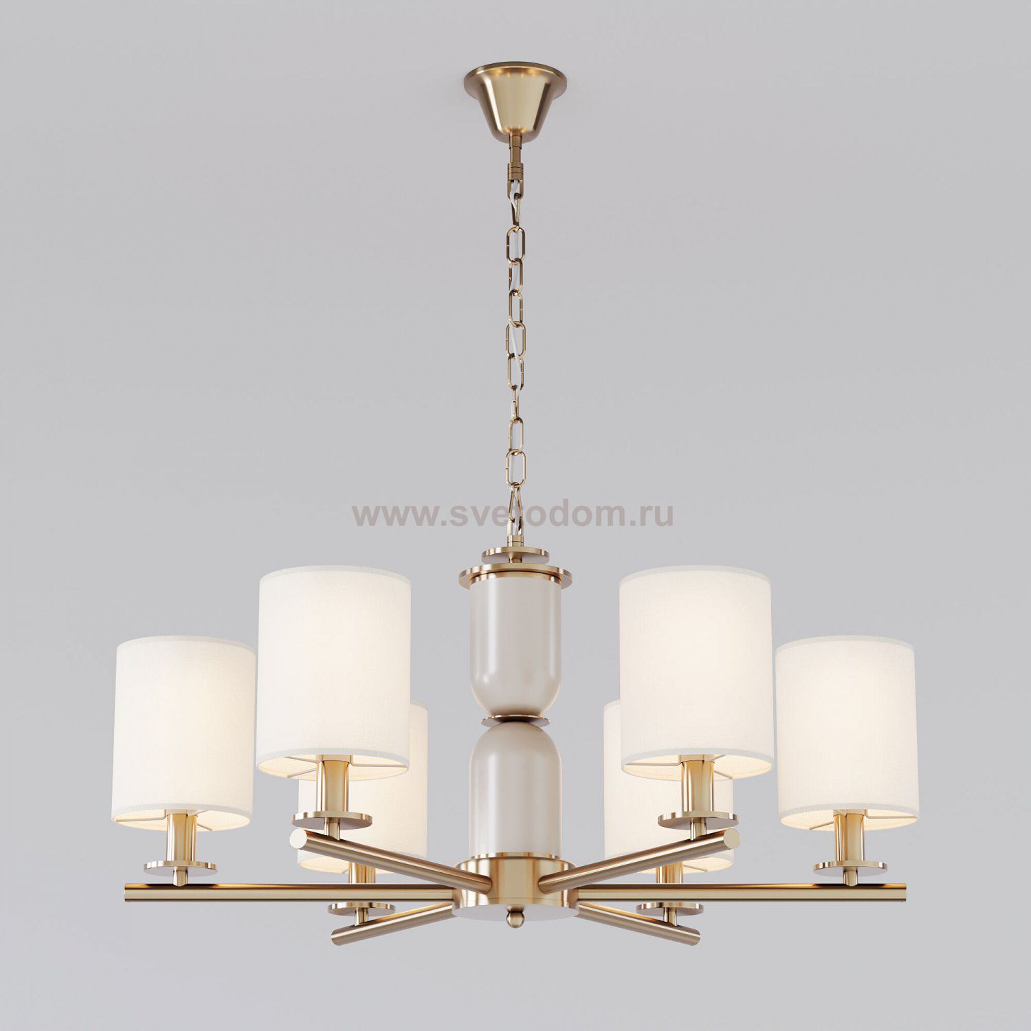 Потолочный светильник 60146/6 латунь Eurosvet