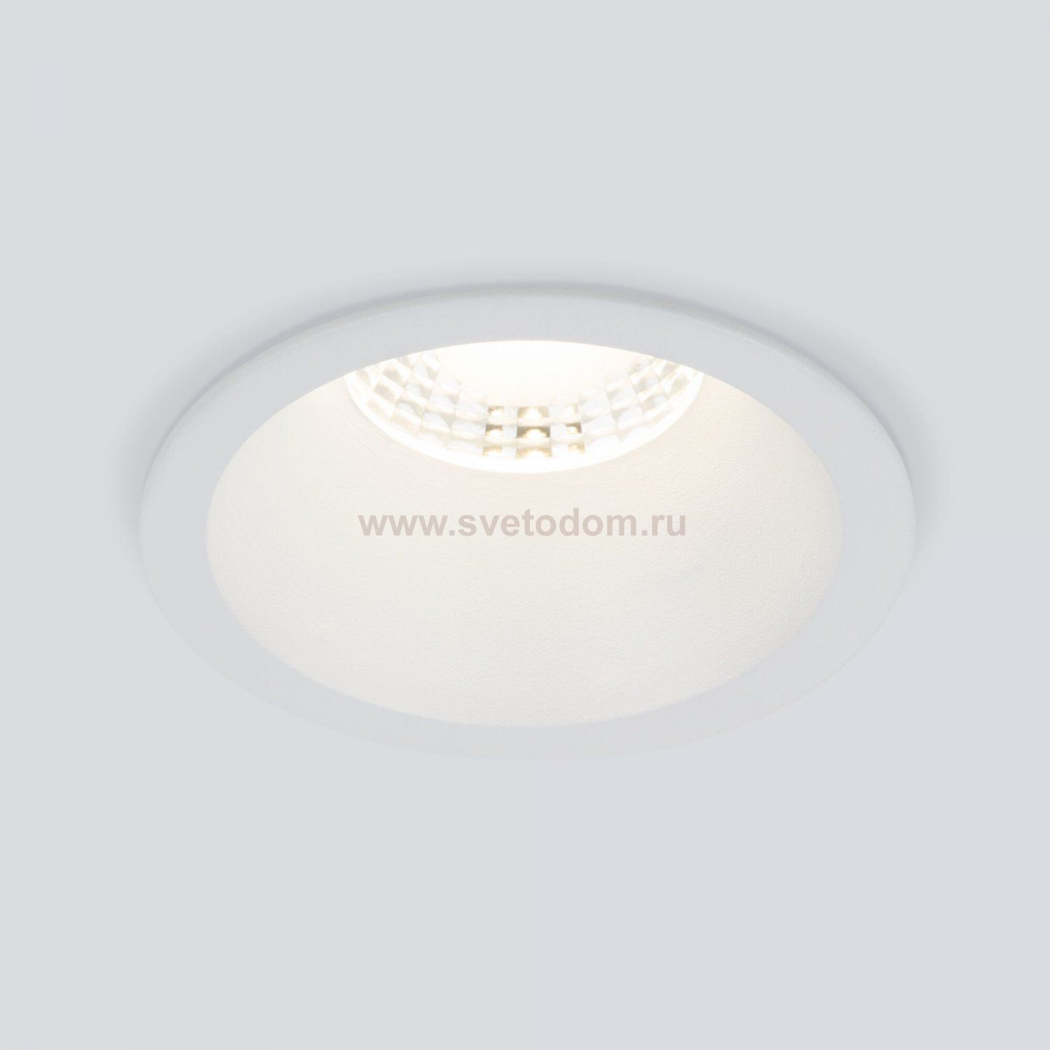 Встраиваемый светодиодный светильник 7W 3000K WH белый 15266/LED Elektrostandard