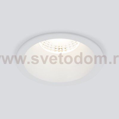 Встраиваемый светодиодный светильник 7W 3000K WH белый 15266/LED Elektrostandard