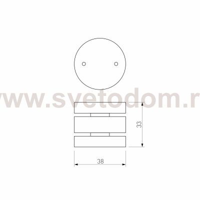 Slim Magnetic Коннектор круглый шарнирный для накладного шинопровода (чёрный) 85010/00 Elektrostandard