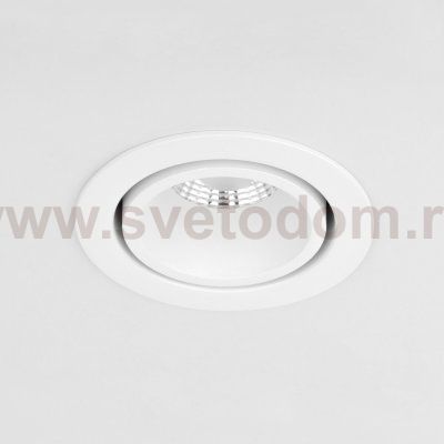 Встраиваемый светодиодный светильник 7W 3000K белый 15267/LED Elektrostandard