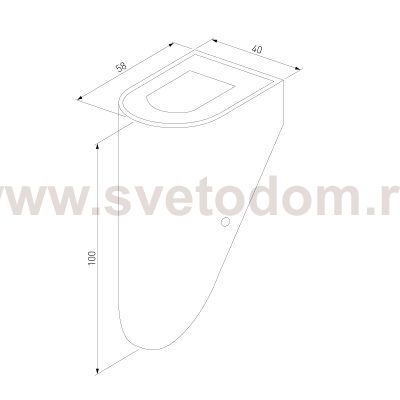 Светильник садово-парковый со светодиодами Bit LED 35168/D белый Elektrostandard