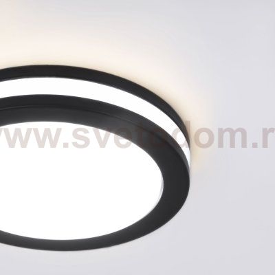 Светильник встраиваемый 5W 3300K чёрный DSKR80 5W 3300K Elektrostandard