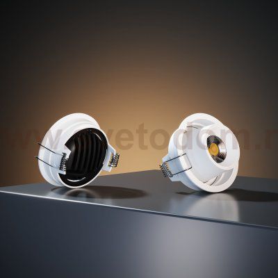 Потолочный светодиодный светильник 8W 4000K белый 25086/LED Elektrostandard