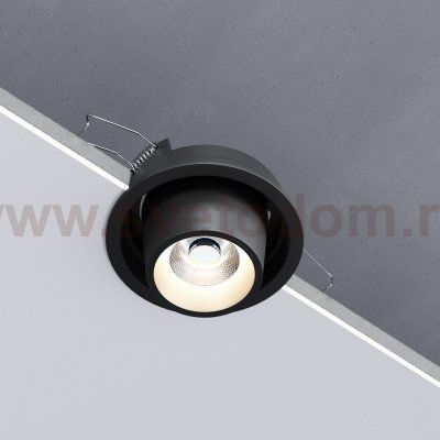 Потолочный светодиодный светильник 8W 4000K чёрный 25086/LED Elektrostandard