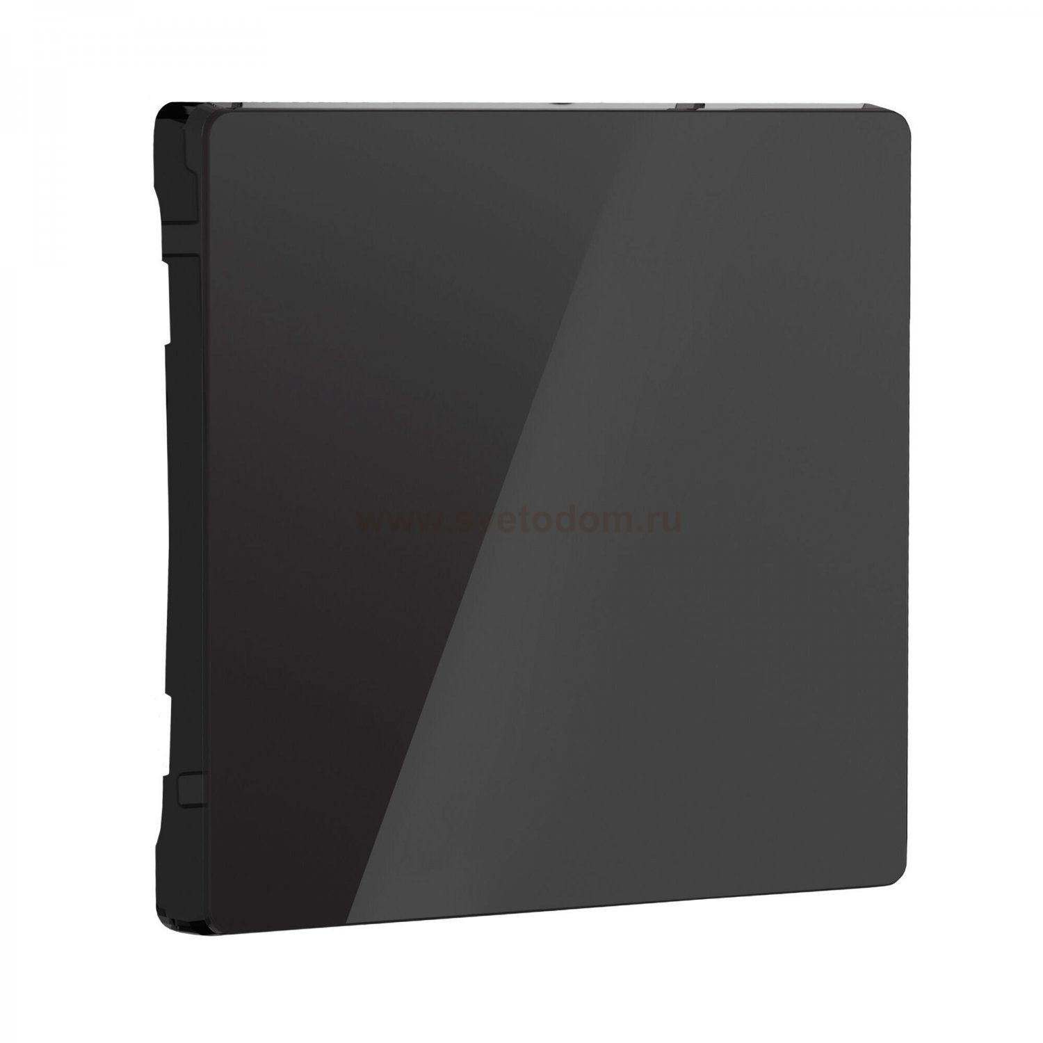 Клавиша для выключателя перекрестного (черный акрил) Werkel W1119048