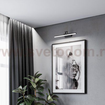 Светильник настенный светодиодный Monza LED черный 4000К 40128/LED черный Elektrostandard