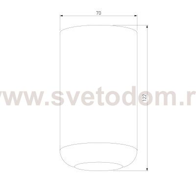 Светильник потолочный светодиодный 10W 4000K чёрный 25044/LED Elektrostandard