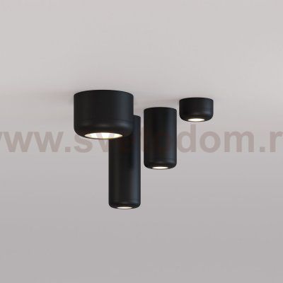 Светильник потолочный светодиодный 15W 4000K чёрный 25046/LED Elektrostandard