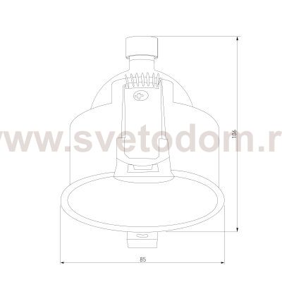 Светильник встраиваемый GU10 белый 25008/01 Elektrostandard