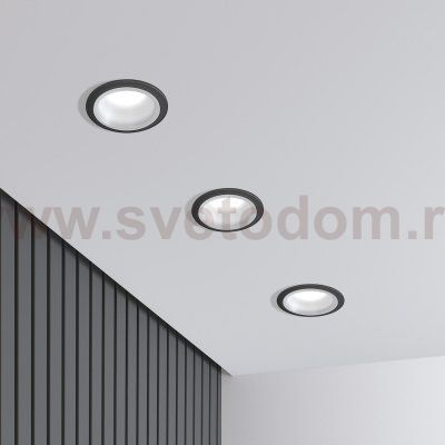 Светильник встраиваемый GU10 графит 25010/01 Elektrostandard