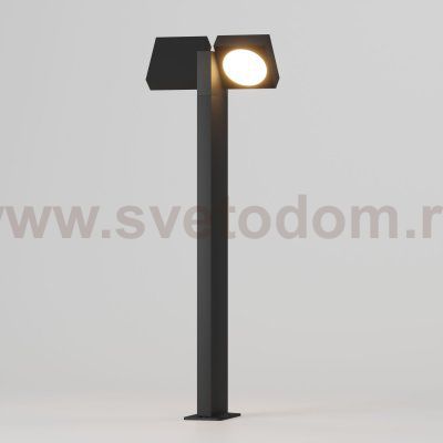 Светильник садово-парковый с поворотными плафонами Twin 35170/F черный Elektrostandard