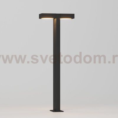 Светильник садово-парковый с поворотными плафонами Twin 35170/F черный Elektrostandard