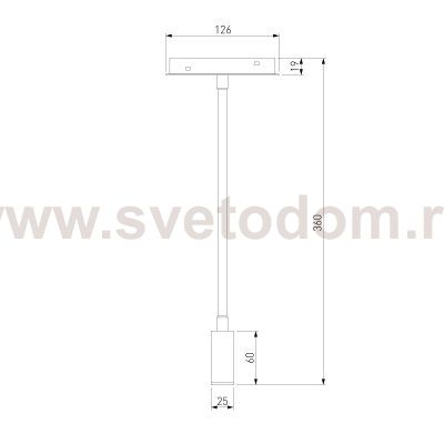 Slim Magnetic Трековый светильник 3W 4000K Cami (белый) 85522/01 Elektrostandard