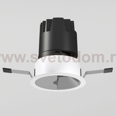 Потолочный светодиодный светильник Inline 10W 4000K белый/хром 25090/LED Elektrostandard