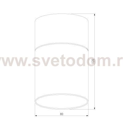 Светильник потолочный светодиодный 10W 4000К белый/прозрачный 25047/LED Elektrostandard