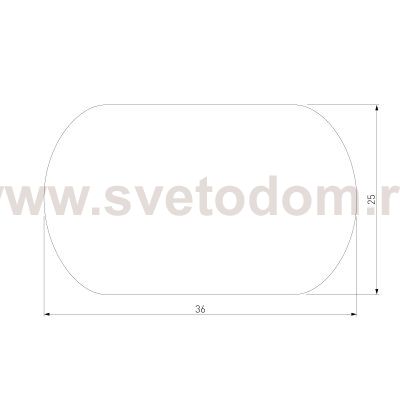 Slim Magnetic Заглушка для шинопровода Round (черный) (2шт) 85134/00 Elektrostandard