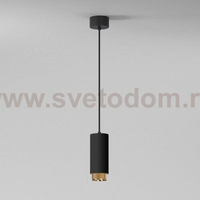 Подвесной светильник Nubis GU10 чёрный/золото 50122/1 Elektrostandard