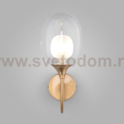 Настенный светильник бра Eurosvet 70218/1 латунь Spritz