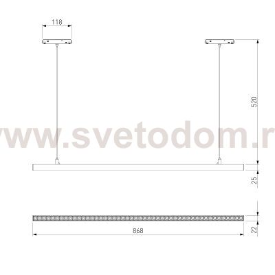 Slim Magnetic Трековый светильник 36W 4000K Vilo (чёрный) 85107/01 Elektrostandard