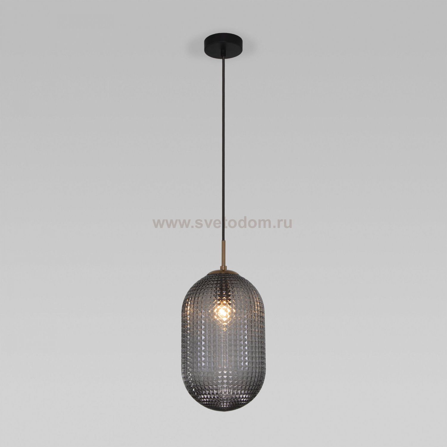 Подвесная люстра Eurosvet 50261/1 темно-серый Gem