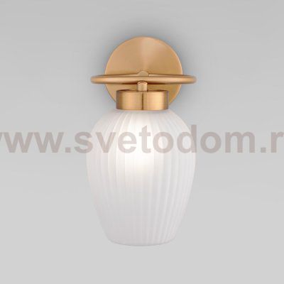 Настенный светильник бра Eurosvet 30184/1 латунь Alva