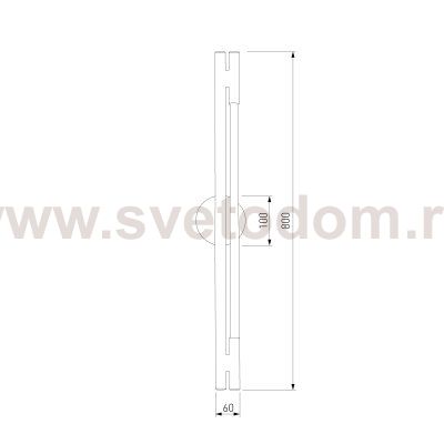 Настенный светильник бра Eurosvet 50265 LED латунь Talus